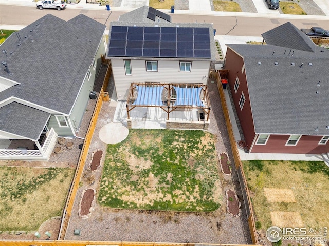 drone / aerial view
