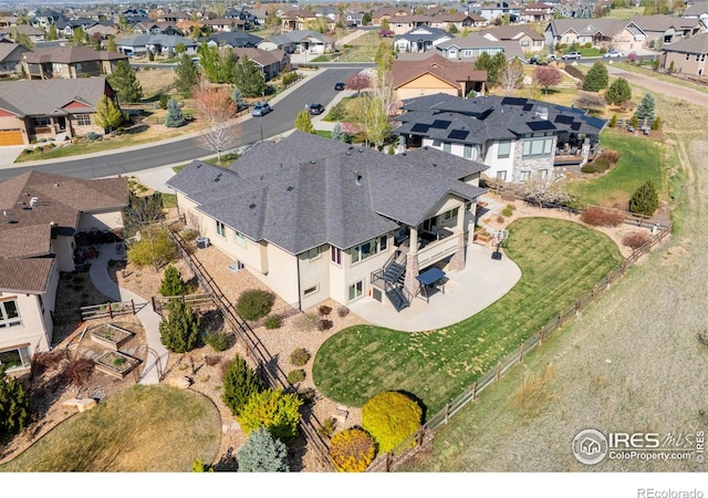 5751 Last Pointe Dr, Windsor, CO 80550 - aerial view of property and surrounding area with nearby suburban area