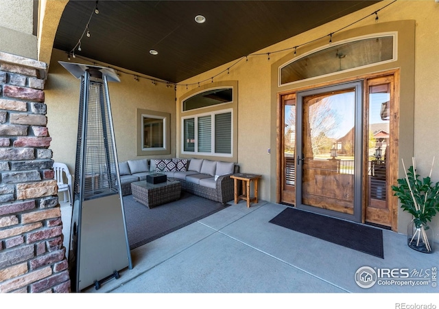5751 Last Pointe Dr, Windsor, CO 80550 - view of patio / terrace with an outdoor living space