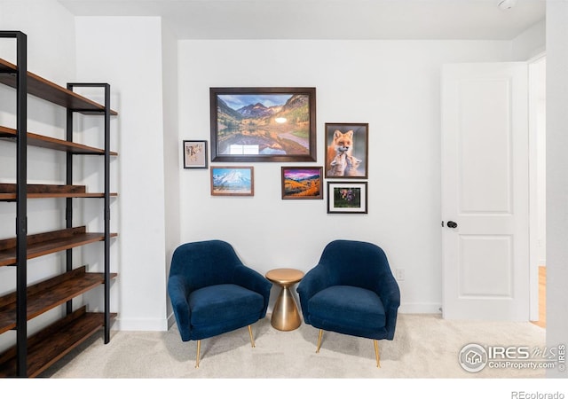840 Clover Loop, Lafayette, CO 80026 - living area featuring carpet floors and baseboards