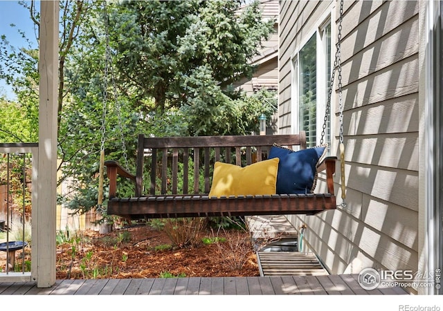 view of deck