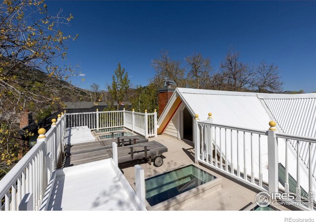 838 University Ave, Boulder, CO 80302 - view of wooden deck