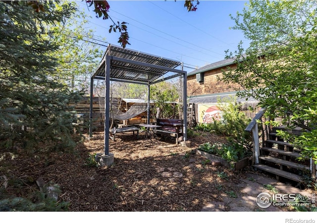 838 University Ave, Boulder, CO 80302 - view of yard with fence