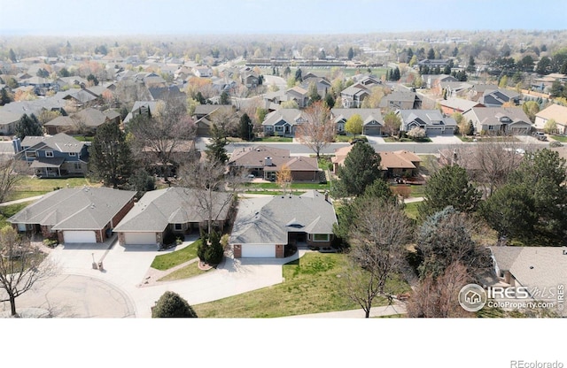 1609 Sherman Way, Longmont, CO 80501 - birds eye view of property with a residential view