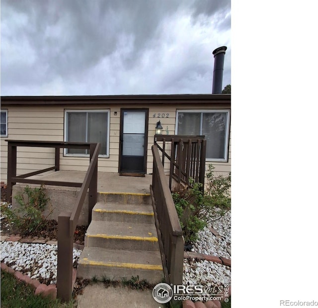 4202 Coronado St, Greeley, CO 80634 - view of property entrance