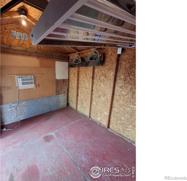 4202 Coronado St, Greeley, CO 80634 - basement featuring a wall mounted air conditioner