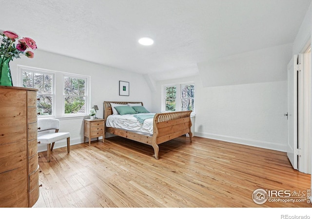 1025 5th St, Boulder, CO 80302 - bedroom with baseboards and light wood finished floors