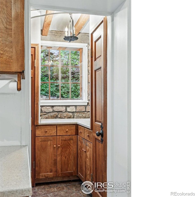 1025 5th St, Boulder, CO 80302 - doorway to outside featuring an inviting chandelier