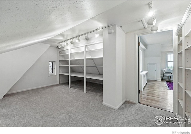 1025 5th St, Boulder, CO 80302 - interior space featuring carpet flooring and lofted ceiling