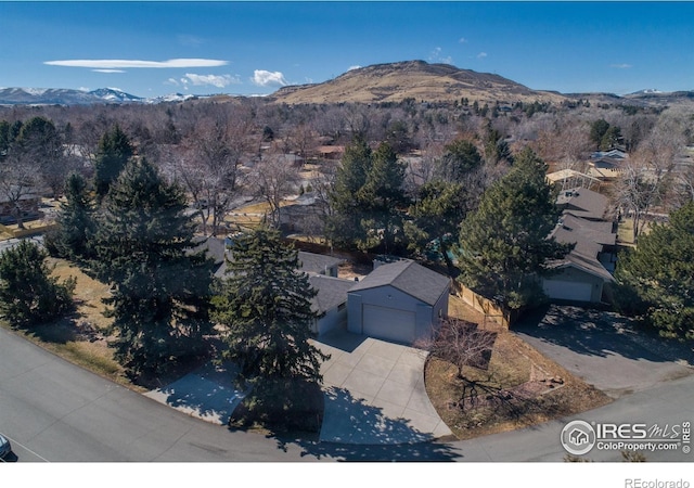 2605 Crabapple Ct, Golden, CO 80401 - bird's eye view with a mountain view