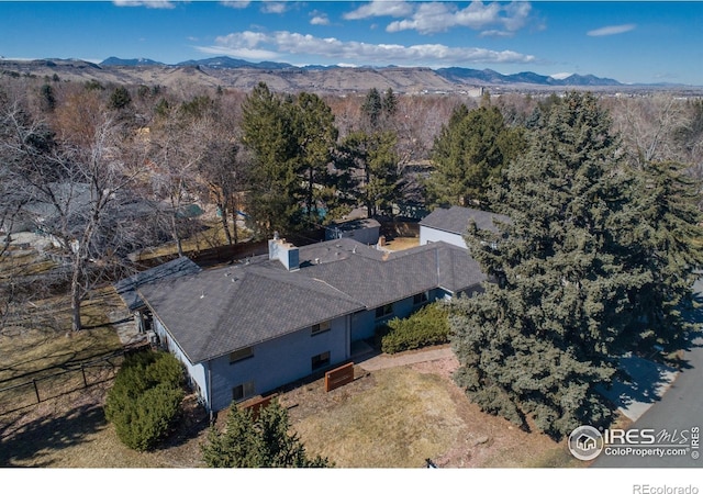 2605 Crabapple Ct, Golden, CO 80401 - birds eye view of property featuring a mountain view