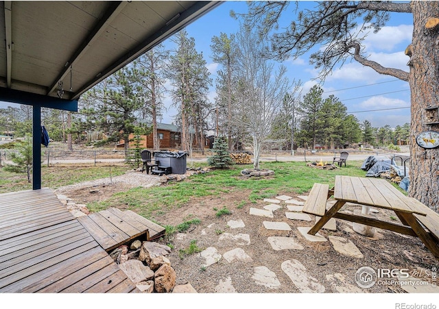 95 Eagle Tree Cir, Red Feather Lakes, CO 80545 - view of yard featuring fence
