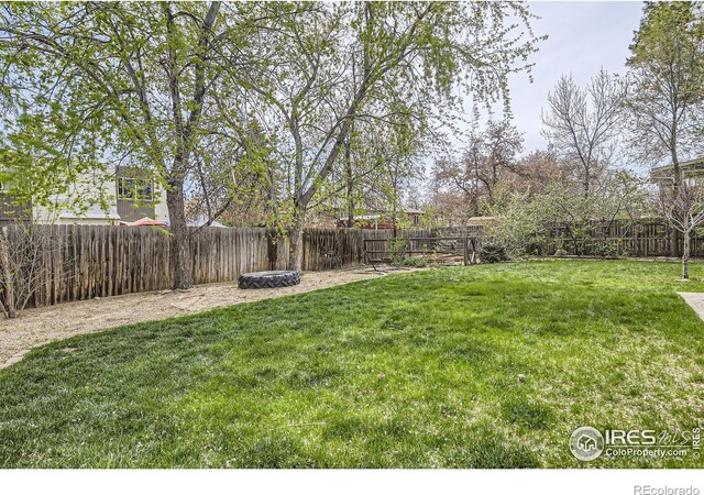 1352 S Terry St, Longmont, CO 80501 - view of yard with a fenced backyard