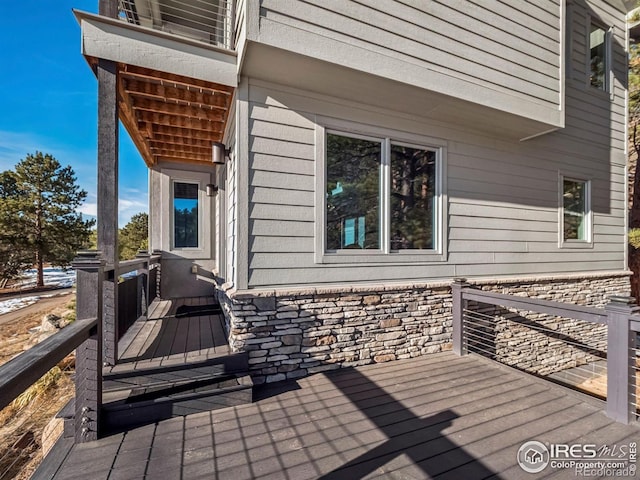 view of deck