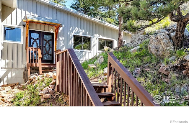 2345 Point Of Pines Dr, Boulder, CO 80302 - view of wooden terrace