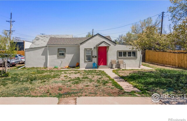 316 14th Ave, Greeley, CO 80631 - bungalow-style home with fence and stucco siding