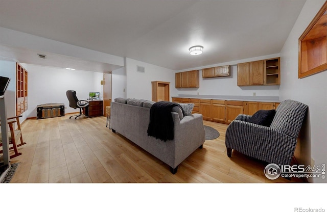 729 Jay Pl, Berthoud, CO 80513 - living room with visible vents and light wood-type flooring