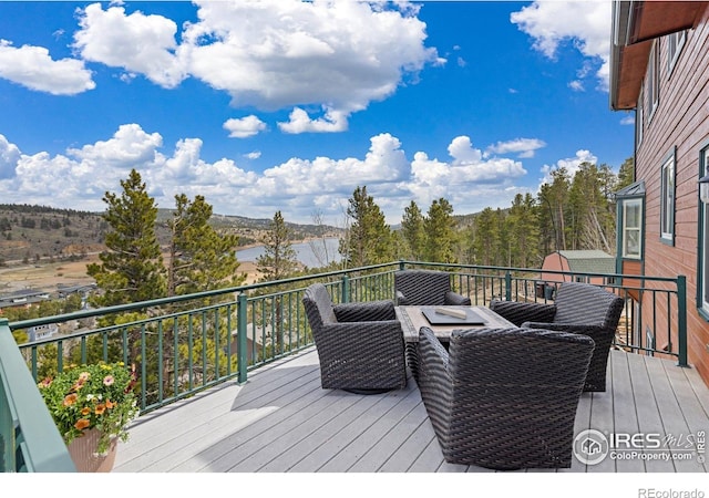 139 Ponderosa Dr, Nederland, CO 80466 - view of wooden terrace