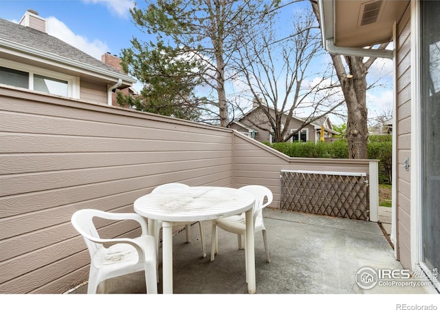 3500 Carlton Ave Unit 34, Fort Collins, CO 80525 - view of patio featuring outdoor dining area
