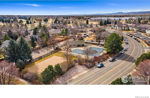 3500 Carlton Ave Unit 34, Fort Collins, CO 80525 - aerial view with a mountain view and a residential view