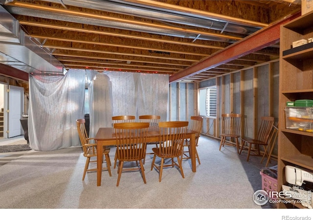5442 Tiller Ct, Windsor, CO 80528 - dining room with carpet flooring