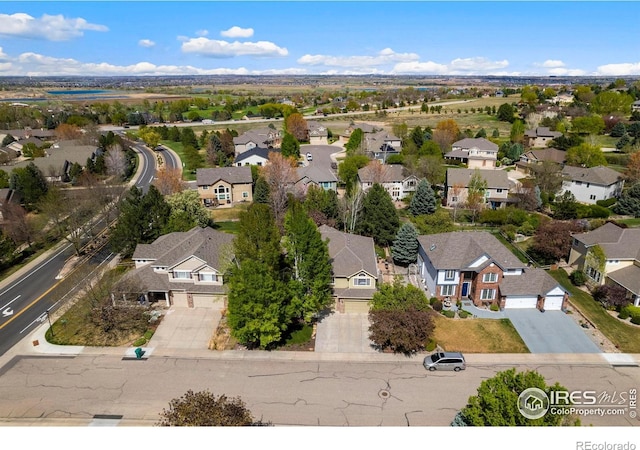 5442 Tiller Ct, Windsor, CO 80528 - aerial view featuring a residential view