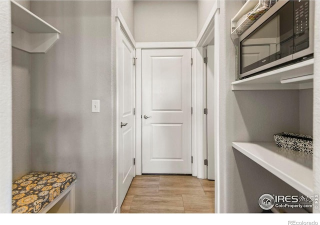 3558 Prickly Pear Dr, Loveland, CO 80537 - mudroom featuring light wood-type flooring
