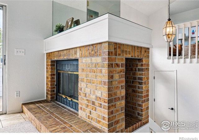 3812 Howe Ct, Boulder, CO 80301 - detailed view of a fireplace and baseboards
