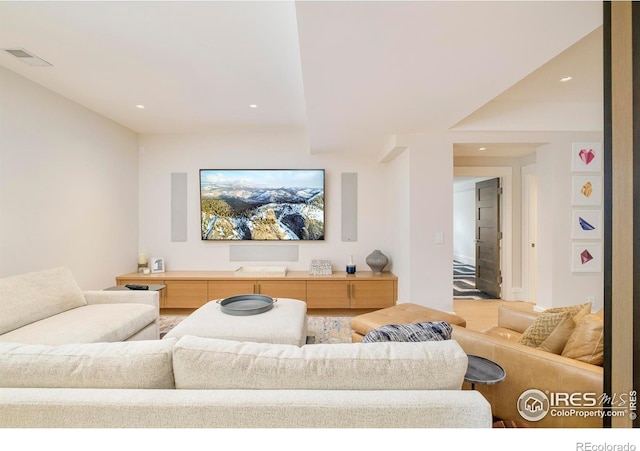 2158 Tamarack Ave, Boulder, CO 80304 - living room with recessed lighting and visible vents