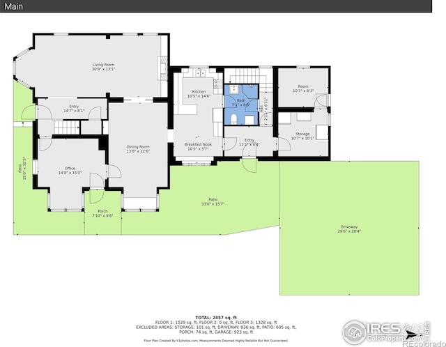 807 Collins St, Eaton, CO 80615 - floor plan