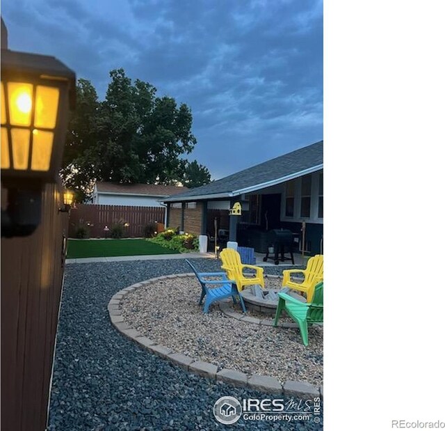1628 Pheasant Rdg, Sterling, CO 80751 - view of yard featuring fence and a patio area