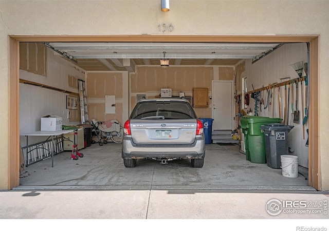 156 Brass Ct Unit 156, Loveland, CO 80537 - garage featuring electric panel
