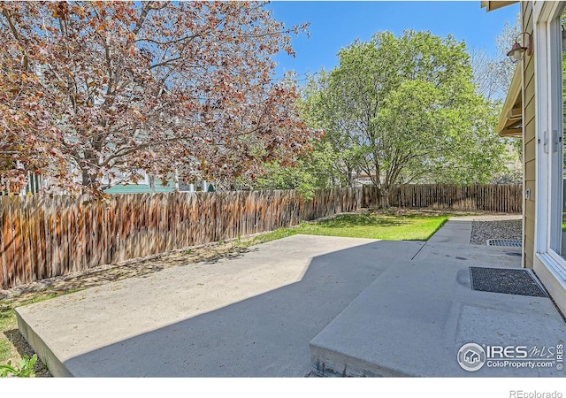 1602 Prairie Song Pl, Longmont, CO 80504 - view of yard with a fenced backyard and a patio