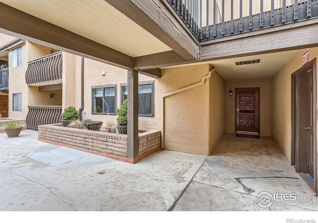 4475 Laguna Pl Unit 206, Boulder, CO 80303 - view of exterior entry featuring stucco siding