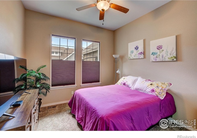 14394 W 88th Dr Unit C, Arvada, CO 80005 - bedroom with carpet flooring and a ceiling fan