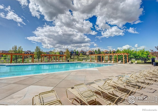 14394 W 88th Dr Unit C, Arvada, CO 80005 - community pool with a pergola and a patio area