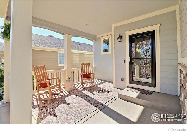2927 Percheron Dr, Fort Collins, CO 80525 - property entrance featuring covered porch