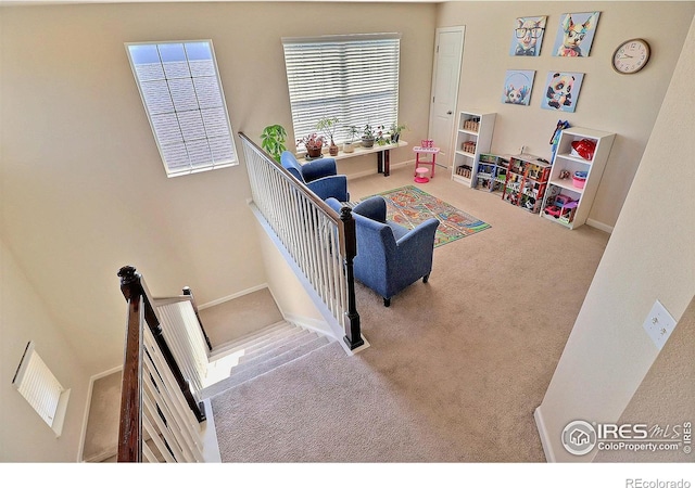 2927 Percheron Dr, Fort Collins, CO 80525 - game room featuring carpet flooring, baseboards, and visible vents