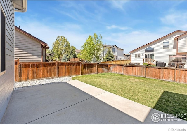 1532 Corydalis Ct, Fort Collins, CO 80526 - view of yard with a patio and a residential view