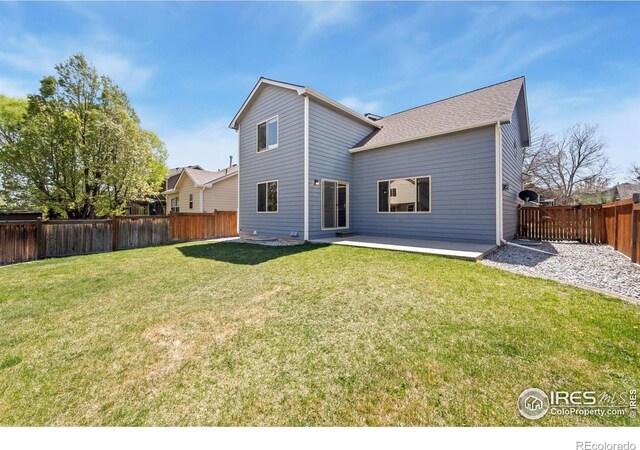 1532 Corydalis Ct, Fort Collins, CO 80526 - rear view of house featuring a patio