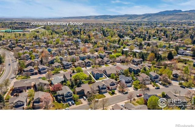 1532 Corydalis Ct, Fort Collins, CO 80526 - aerial view of residential area with a mountainous background