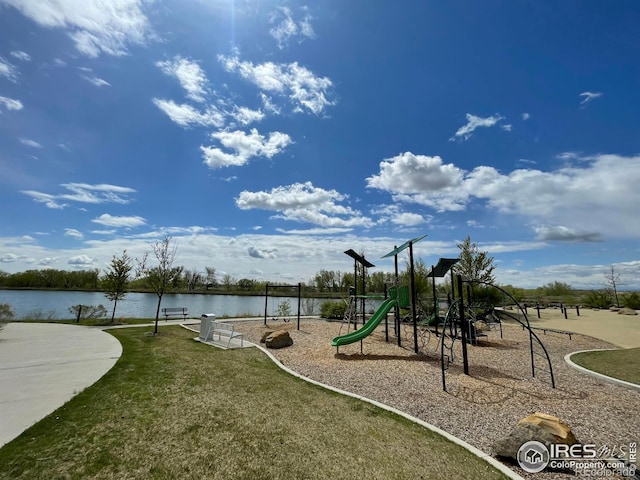 4672 Clear Creek Dr, Longmont, CO 80504 - community jungle gym featuring a water view
