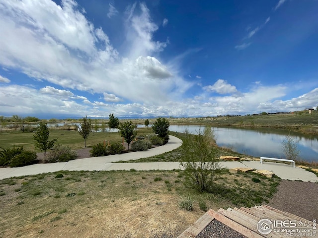 4672 Clear Creek Dr, Longmont, CO 80504 - view of yard with a water view