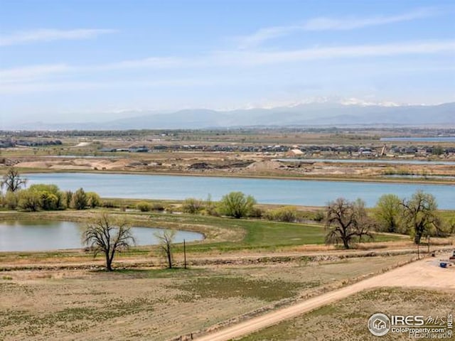 6117 Gold Dust Rd, Timnath, CO 80547 - water view with a mountain backdrop
