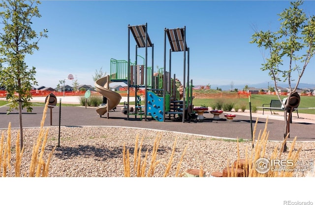 view of communal playground