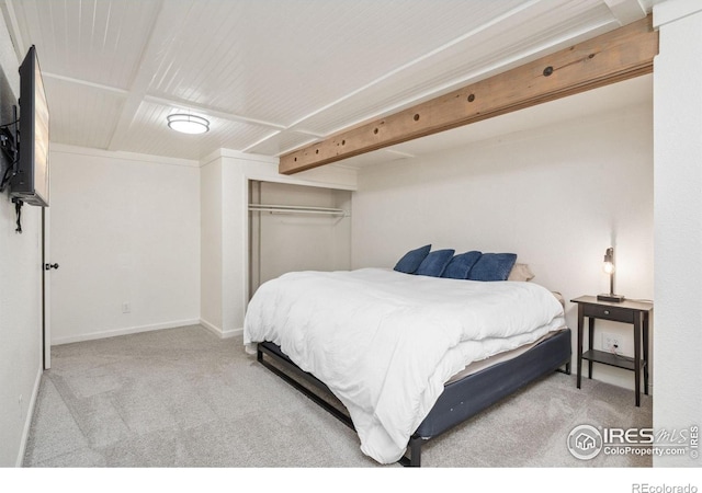 113 Balsam St, Fort Morgan, CO 80701 - bedroom with a closet, carpet, and baseboards