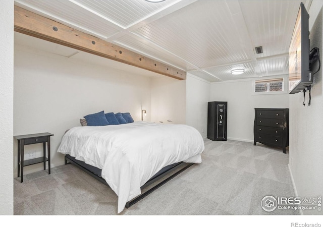 113 Balsam St, Fort Morgan, CO 80701 - bedroom with baseboards, carpet, and visible vents