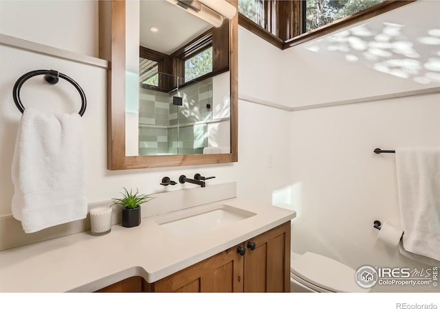 2307 Magnolia Dr, Nederland, CO 80466 - bathroom featuring vanity and toilet