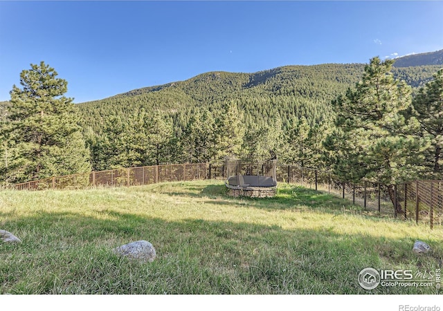 2307 Magnolia Dr, Nederland, CO 80466 - property view of mountains featuring a wooded view