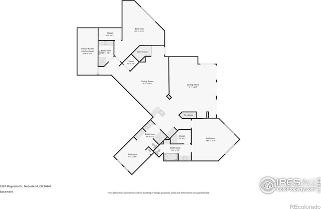 2307 Magnolia Dr, Nederland, CO 80466 - floor plan